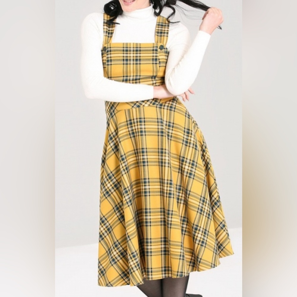Hell Bunny Wither Pinafore Dress